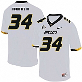 Missouri Tigers 34 Larry Rountree III White Nike College Football Jersey Dzhi,baseball caps,new era cap wholesale,wholesale hats